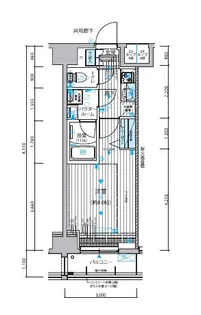 メインステージ入谷II【4階】の間取り