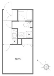 ルーデンス常盤台III【3階】の間取り
