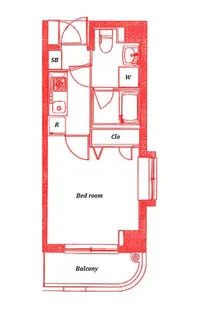 グリフィン横浜・ヴィラ【9階】の間取り