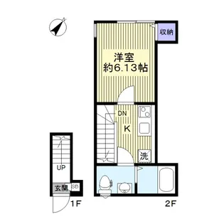 ville滝野川【2階】の間取り
