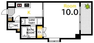 アンソレイユ舟入南【7階】の間取り
