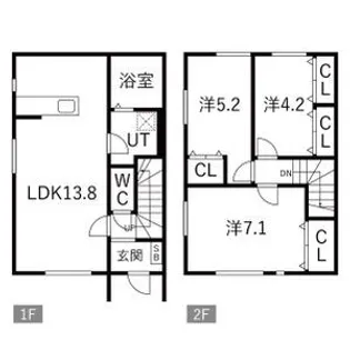 jeu de first A(ジュドファーストA)【1階】の間取り