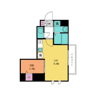 ヴェール広瀬町【2階】の間取り