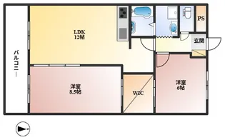 パークヴィラ【3階】の間取り