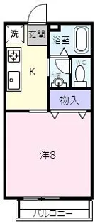 ハイツ プラム【1階】の間取り