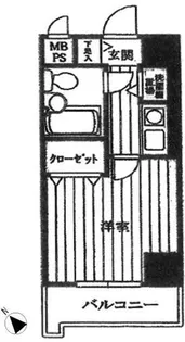 日興パレス川崎【2階】の間取り