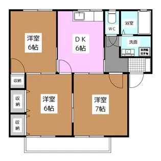 ランズエンド【2階】の間取り