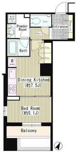 パークコート・ジオ永田町【4階】の間取り