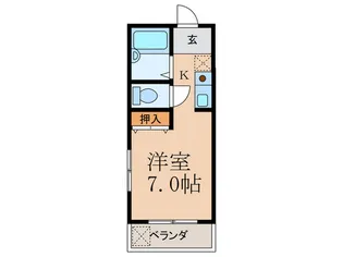 アーク御陵【1階】の間取り