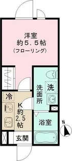 STRIPES 豪徳寺【3階】の間取り