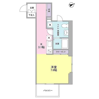 ブリックプレイス【2階】の間取り