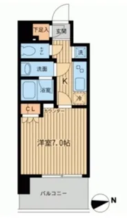 エルシア五反田【2階】の間取り