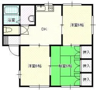 オーチャードA【2階】の間取り