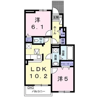 インテグラルSDJ【1階】の間取り