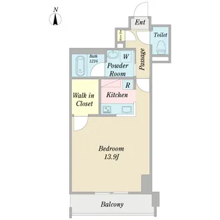 メゾン・ド・ヴェール【5階】の間取り