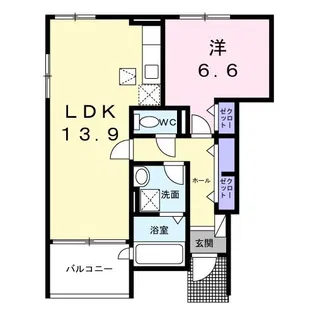 サクラーレ【1階】の間取り