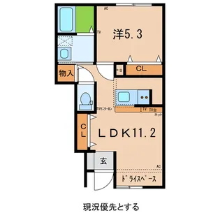 プリメール【1階】の間取り