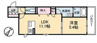 Forest Akebono【1階】の間取り