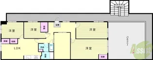 UC魚の棚【4階】の間取り