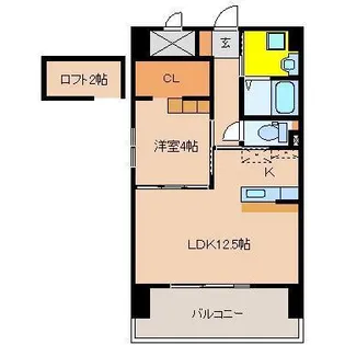 アルテマイスター清水【3階】の間取り
