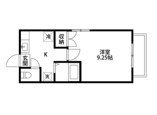 サンセリテB【2階】の間取り