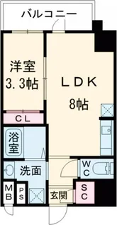I-STAGE住吉町【5階】の間取り