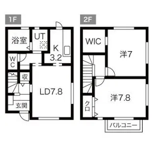 エスティーハウス【1階】の間取り