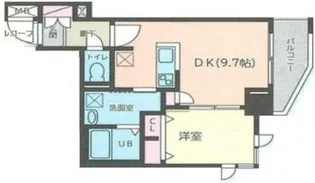 フィオーレ品川【2階】の間取り