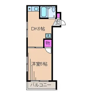 ピアパレス【2階】の間取り