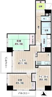 ダイアパレスプロミネントコート川崎【4階】の間取り