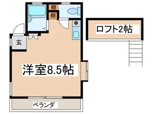 コーポ梅林【2階】の間取り