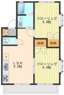 メゾンアライ片倉【2階】の間取り
