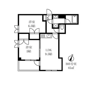 ロアジス【3階】の間取り