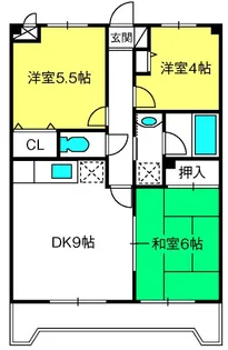 グランパレスNSK【3階】の間取り