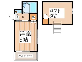 パ-ルハイツ【1階】の間取り