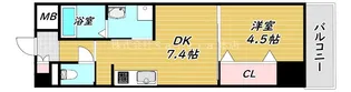 リアライズ深井駅前【7階】の間取り