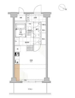 シティテラス田町【8階】の間取り