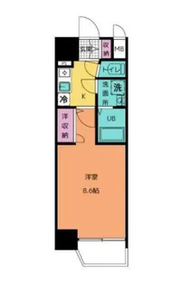 エスリード名城公園【14階】の間取り