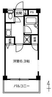 ハイム細井【2階】の間取り