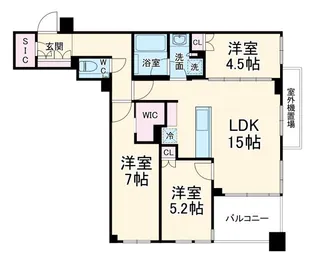 KDXレジデンス横濱紅葉坂【5階】の間取り