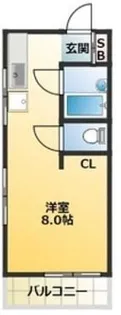 テラス上板橋【1階】の間取り