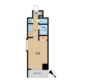 HF東神田レジデンス【7階】の間取り