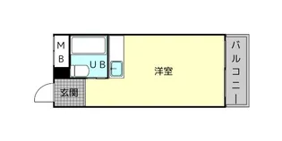 シティパレス生駒P-2【4階】の間取り