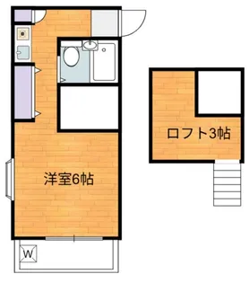 ヒューゲルハイム祖師谷【1階】の間取り