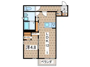 メゾンときわ鎌倉大船【2階】の間取り