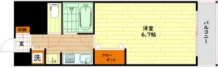 エイペックス天神橋I【10階】の間取り