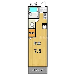 セレーノ桂【2階】の間取り