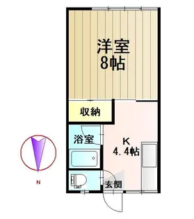 タロウハイツI【1階】の間取り