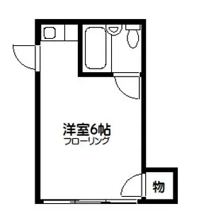 ミユキハイツ【2階】の間取り