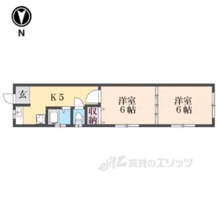 アドバンハイツ1号館【3階】の間取り